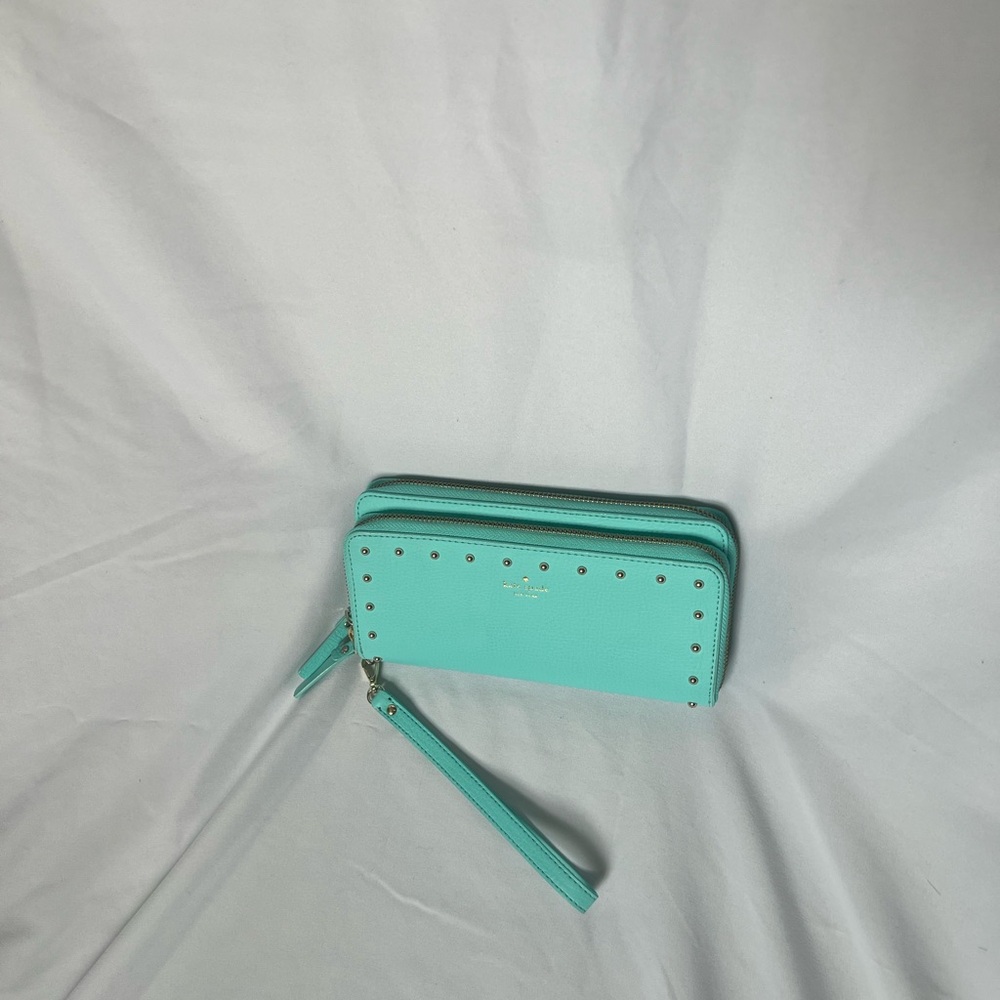 Kate Spade Blue Clutch Wristlet - Picture 4 of 4